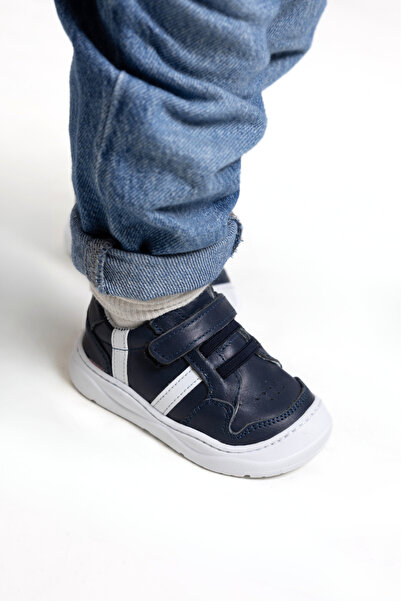 kids A more Toms Genuine Leather Baby Boy Casual Shoes Navy Blue