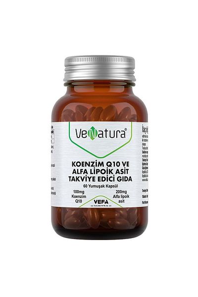 VeNatura Coenzyme Q10 and Alpha Lipoic Acid 60 Soft Capsules