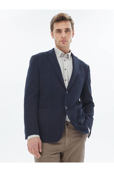 Kip Patterned Modern Fit Knitted Jacket
