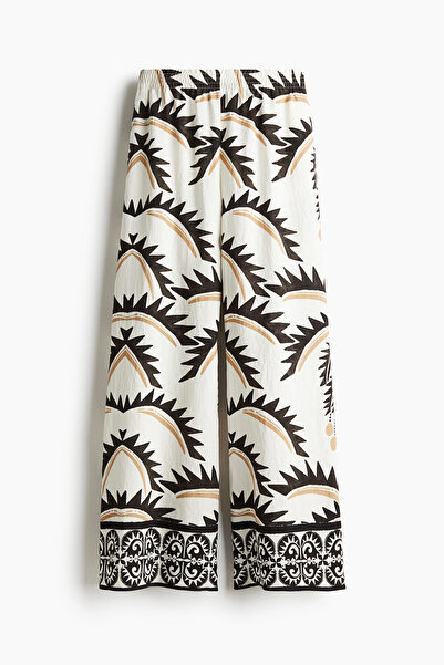 H&M Geniş Pull-on Pantolon