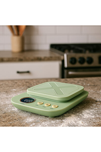 nave K8082 Dijital Mutfak Tartısı – Şarjlı, 0,05g Hassasiyet, 5kg Kapasite, L...