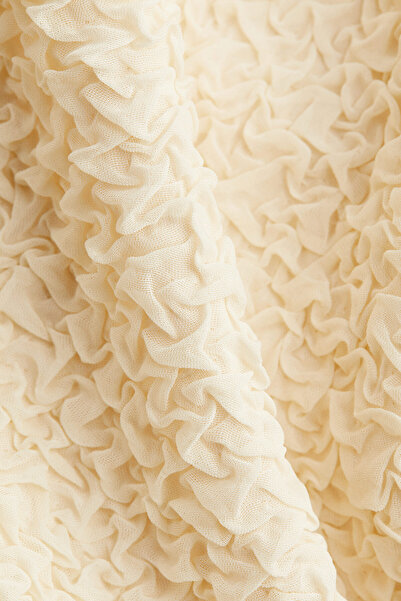 H&M Balon Etekli Bandeau Elbise