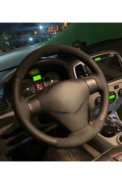 dk direksiyon Kaplamacı Hyundai Accent Era Alcantara Direksiyon Kılıfı(AÇIKLA...