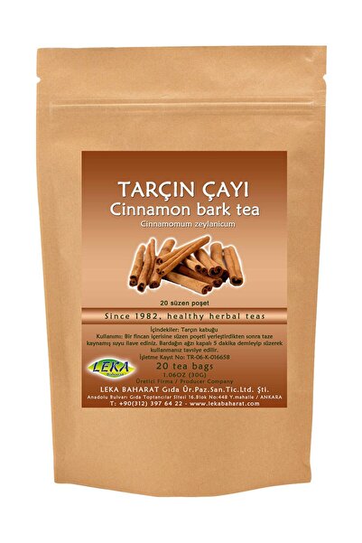 leka baharat Tarçın Çayı 20x1,5g Süzen Poşet