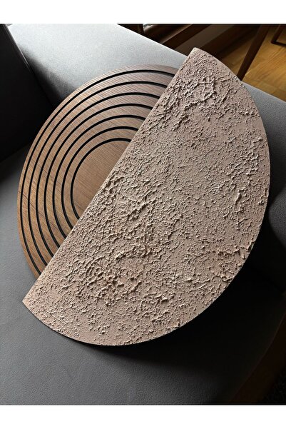 Peck & Twig Dokulu ve Ahşap Tablo