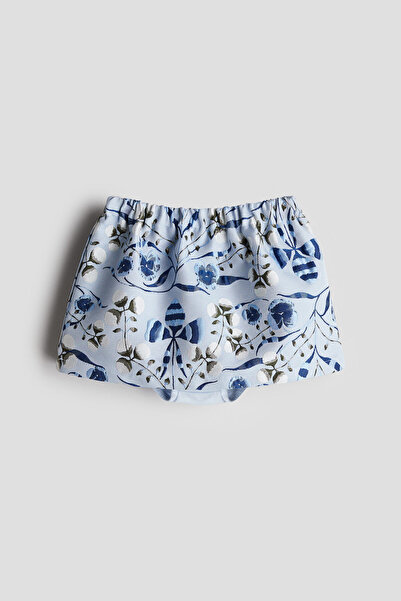 H&M Desenli ve Jakarlı Dokuma Etek