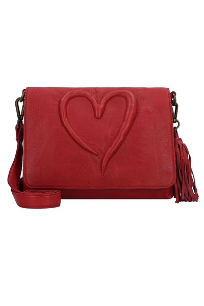Taschendieb Wien Herzweg Taška cez rameno Kožená 29 cm