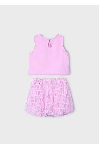 MAYORAL Girl's Double Skirt Suit for Ages 3-9