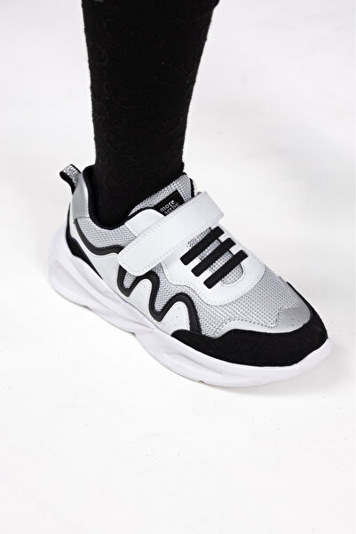 kids A more London Air Mesh Detailed Ultra Light Sole Girls' Sports Shoes White