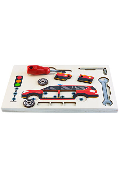 BALATOYZ Montessori 3 ’ lü Vidalama Seti ( Arazi Aracı )