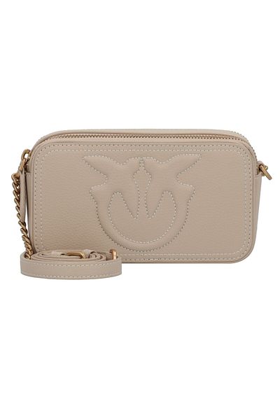 PİNKO Carrie Camera Mini Bag Umhängetasche Leder 18 cm
