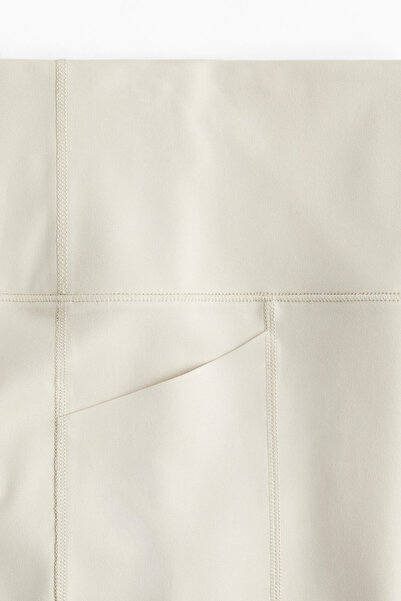 H&M Cep Detaylı Kısa Spor Taytı DryMove™