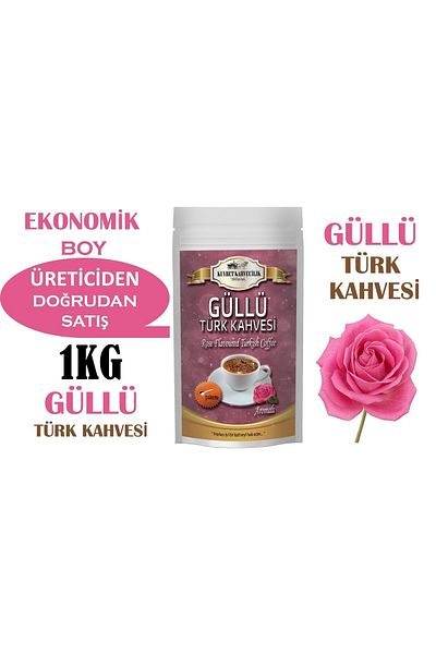KUYBET KAHVECİLİK Turkish Coffee with 1kg Roses