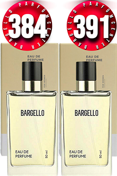 Bargello Parfüm 384 Kadın Parfüm Floral 50 Ml EDP + Bargello 391 Kadın Parfüm...