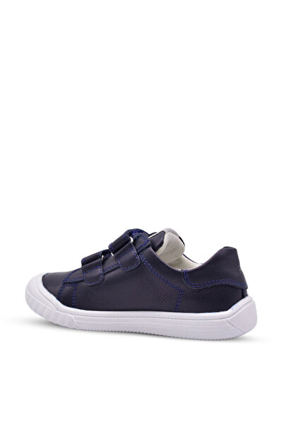 kids A more Drive Double Velcro Leather Boys' Shoes Navy Blue