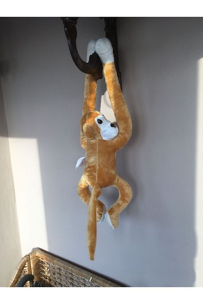 AZİZ OYUNCAK 70 cm.. Imported Fabric Plush Toy Monkey.. Special Great Gift for Your Loved Ones