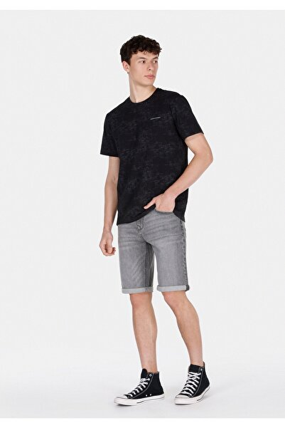 Colin's Прямі шорти з низькою талією для чоловіків, антрацитові джинсові шорти