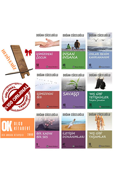 Remzi Kitabevi Doğan Cüceloğlu Seti 9 Kitap / savaşçı - içimizdeki çocuk - in...