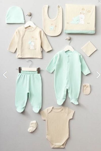 Bebitof Bebitof bear and rabbit 10 piece zibin set