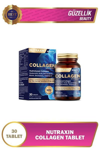Nutraxin Hydrolyzed Collagen 30 Tablets - Type1, Type3 Set of 4