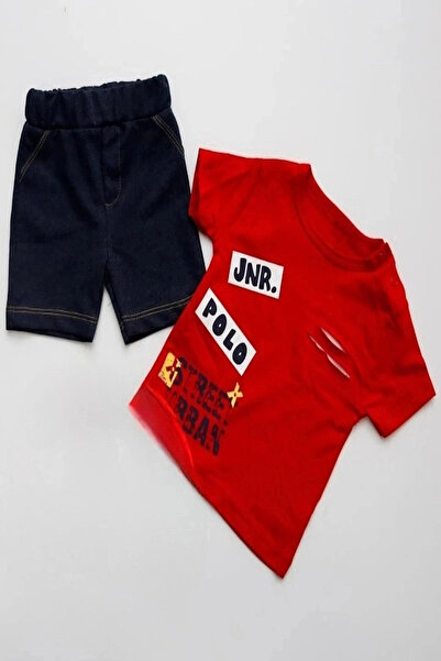 MorPort 2'Li Yazlık Erkek Takım Çocuk Bebek