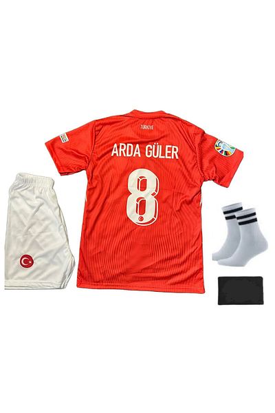 FOLKLORİST Arda-GÜLER\Red-New Season قميص كرة القدم للأطفال 4Li'PARÇA