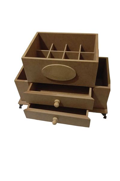 st koleksiyon hobi antika Mdf Multi-Purpose Decorative Drawer, Compartment Box