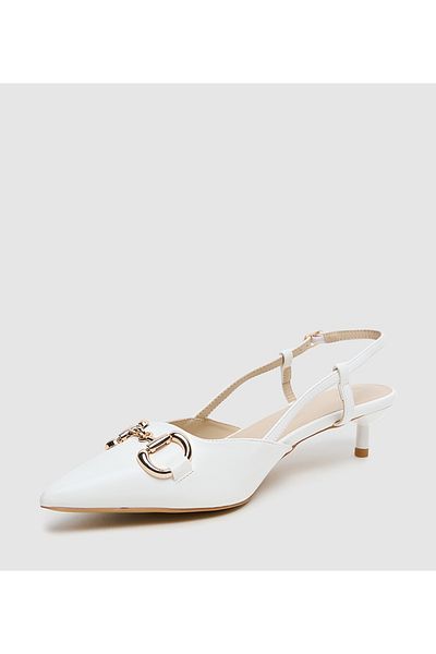 BCBG Pointed shape Stilettos Mid Heel Sandals