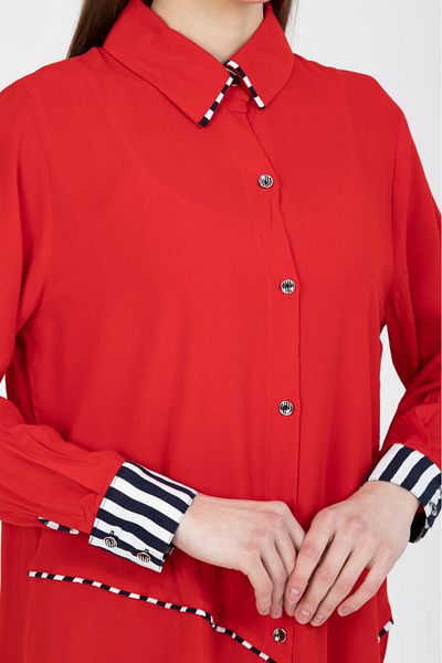 linvera Hijab Shirt with Sleeve Detail