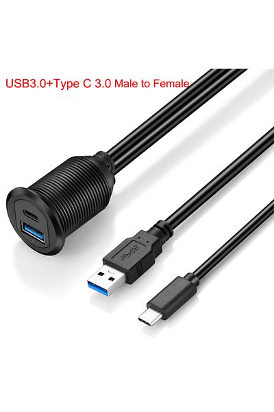 Choice كابل تمديد USB 3.0 من النوع C 3.0 من Bochara بطول 1 متر، من ذكر إلى أنثى من النوع C 3.1 3.0 من ذكر إلى أنثى