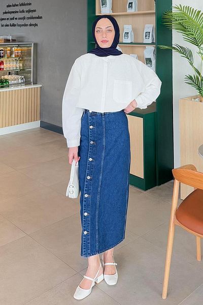 lamelif Lena Oversize Πουκάμισο Λευκό