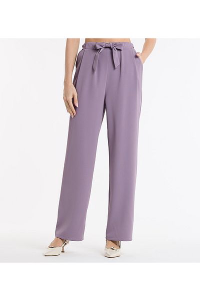 BCBG Detachable Belt Straight Pants For Women