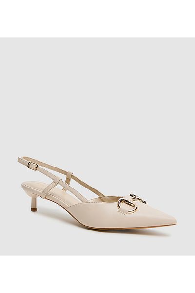 BCBG Pointed shape Stilettos Mid Heel Sandals