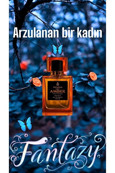 safranbolu miski amber Fantasy Kadın Parfümü Masaj Yağıyla Birlikte