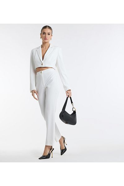 BCBG Tapered Trouser With Pockets For Women