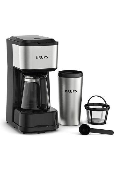 Krups Simply Brew Filter Coffee Maker 3-in-1 with 3 Brewing Options