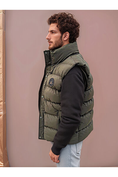 MATCO Lifeguard Jacket Matco ( Haki Yeşil yelek unisex kalıp çıt çıtlı iç ve dış cepler kalın kışlık )