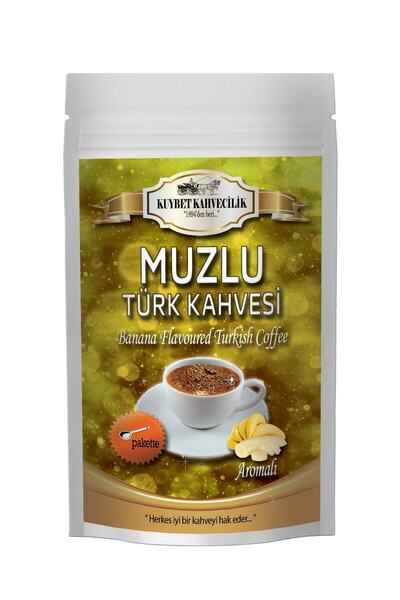 KUYBET KAHVECİLİK قهوة تركية بالموز 200 جرام