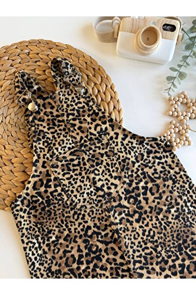 ALYA BUTİK Leopar çocuk jile denim