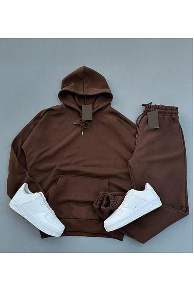 BRLKN Unisex Hooded Tracksuit Set 3 Thread Cotton New Season