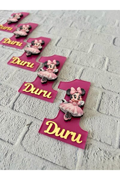 Magnet 15 adet 1 rakamlı figürlü pleksi magnet