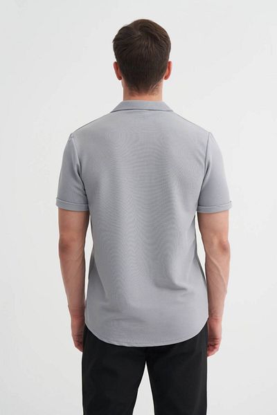 Cazador Slim Fit Slim Fit Thick Short Sleeve Shirt