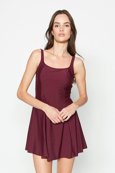 C&City Shorts Dress Swimsuit 7490 Plum