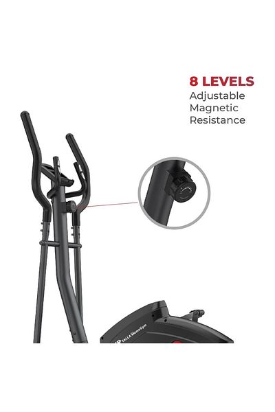 YALLA HomeGym Elliptical Cross Trainer, Exercise Bike with Magnetic Resistance, 100KG Max User