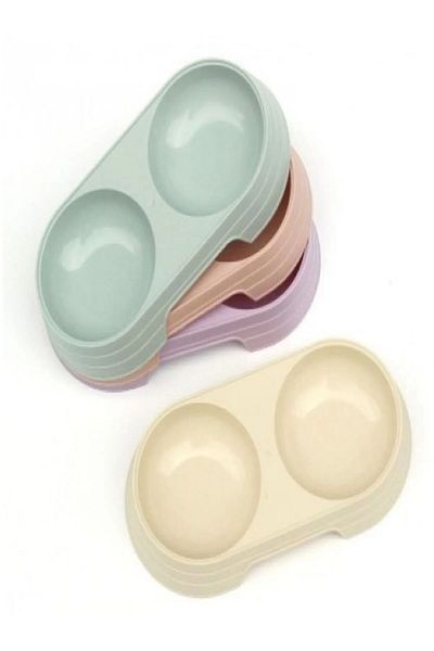 TİNEKE Double Compartment Pet Food Container