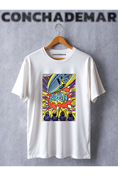 Vordevia Led Zeppelin Štampano Oversize kroj majica