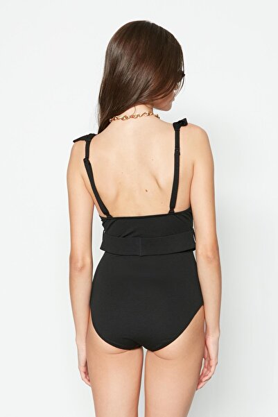 C&City Μαγιό με ζώνη V 7530 Μαύρο