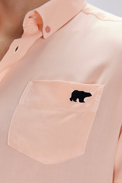 Bad Bear Frank Pink Men's Basic Short Sleeve Shirt