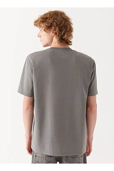 Mavi Crew Neck Gray Basic T-Shirt