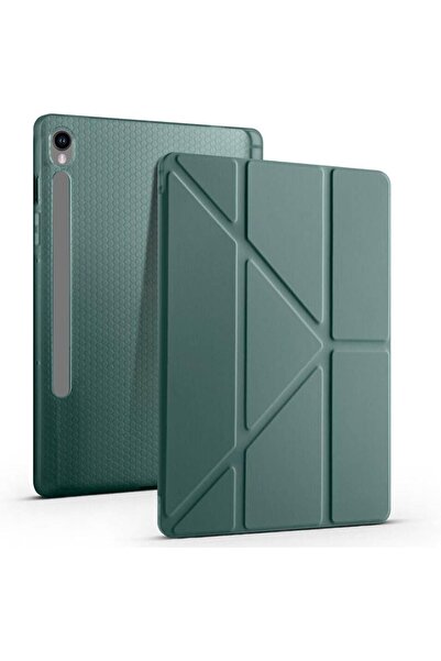 Fogy Galaxy Tab S10 FE 10,9 Uyumlu Kılıf Katlanabilir Kalem Bölmeli Standlı K...